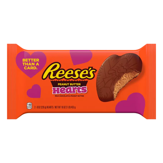 Reese’s peanut hearts milk chocolate & peanut butter