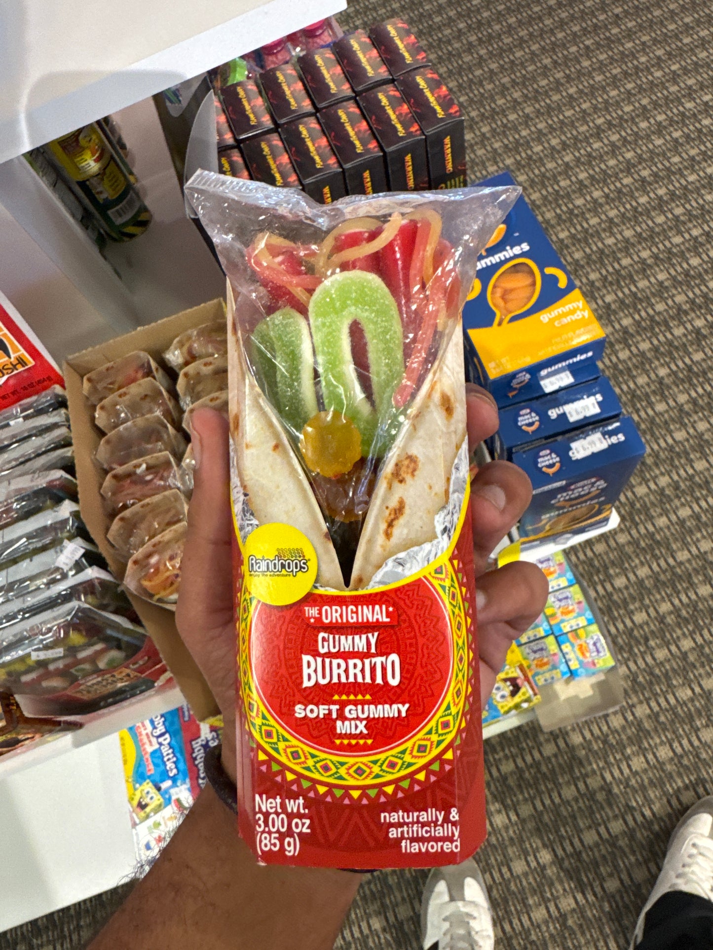 Gummy burrito