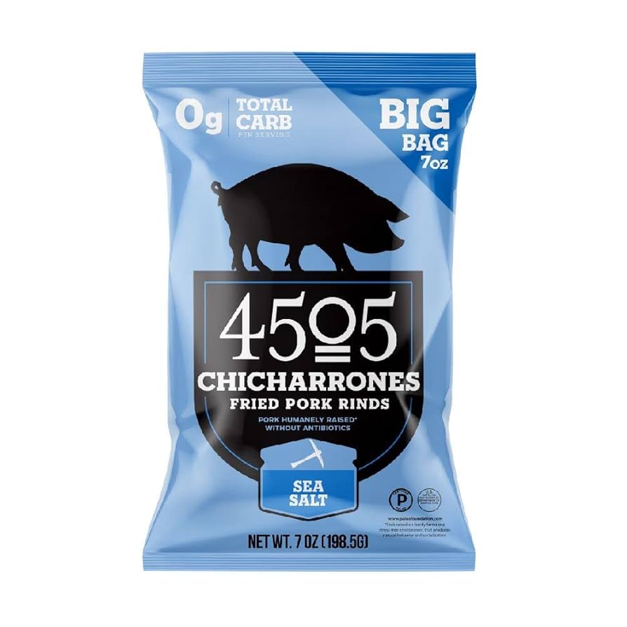 4505 CHICHARRONES FRIED PORK RINDS - SEA SALT
