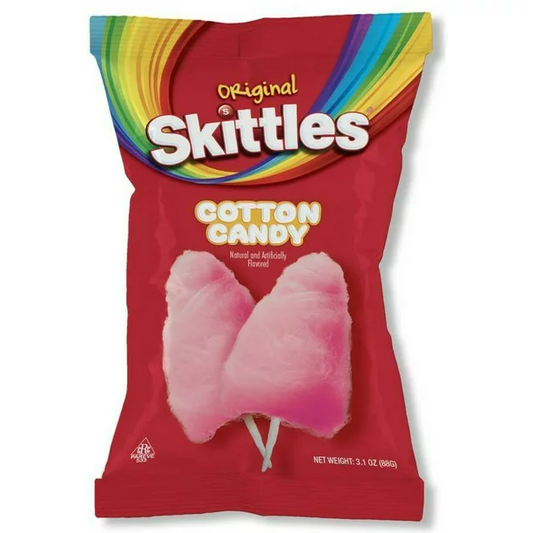 COTTON CANDY LARGE PEG BAG - SKITTLES
