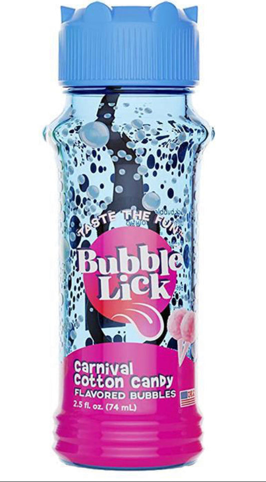 BUBBLE LICK FLAVORED BUBBLES - COTTON CANDY