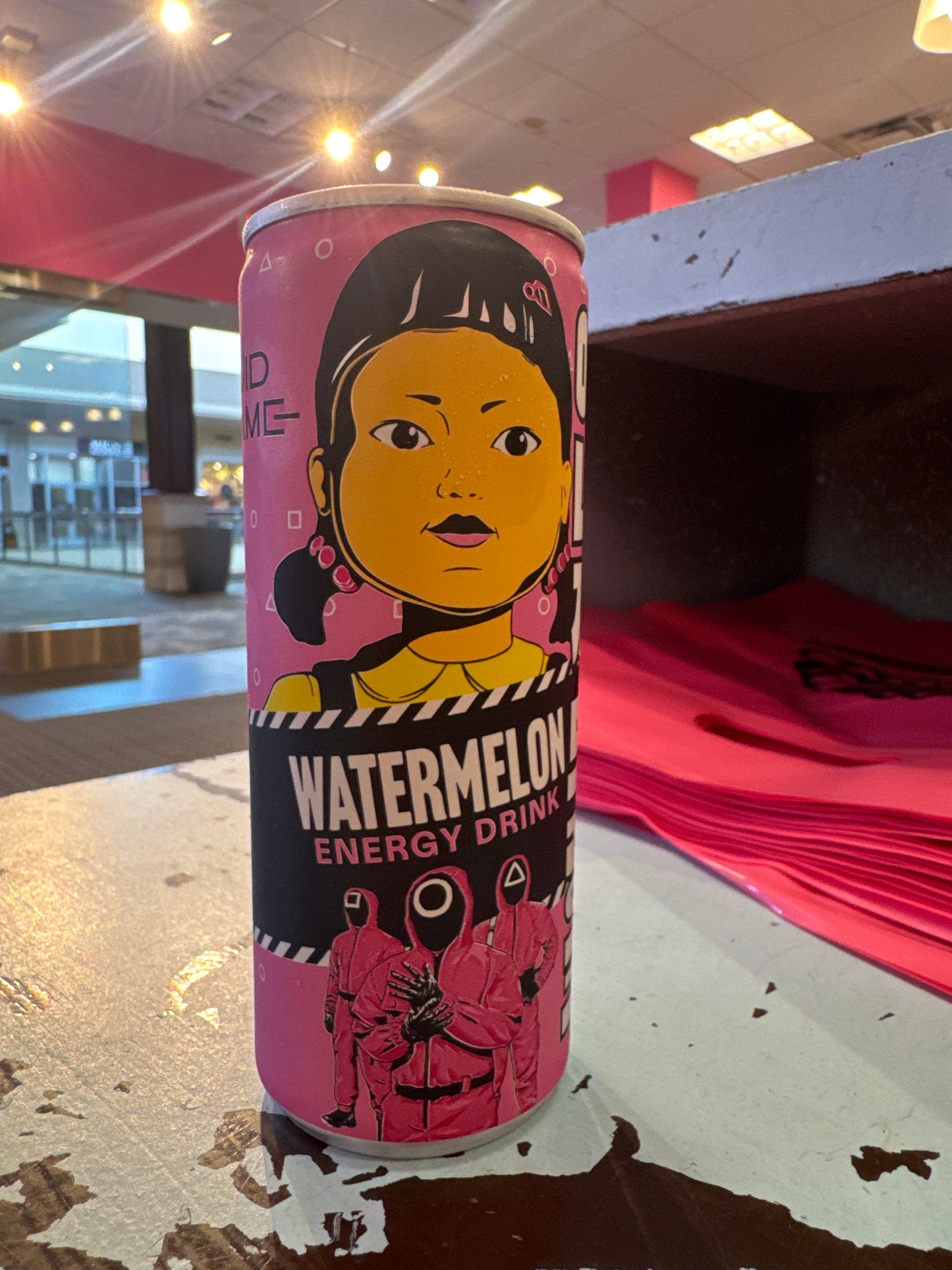 Squid Game Watermelon Energy Drink