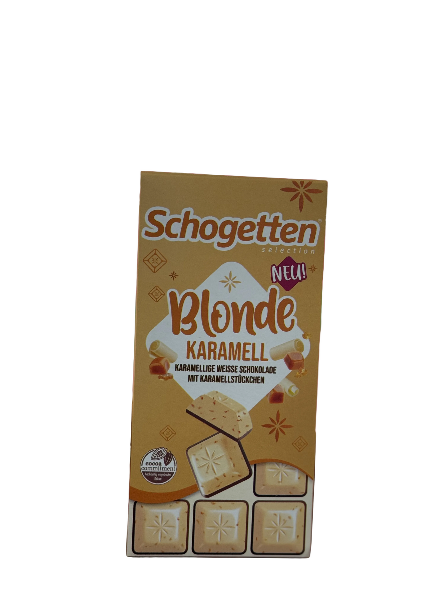 TRUMPF SCHOGETTEN BLONDE CARAMEL CHOCOLATE , Product of Germany 100G
