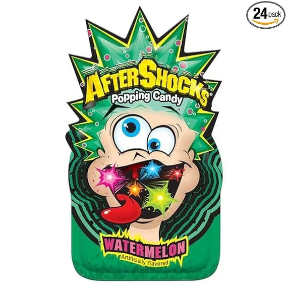 After shock watermelon popping candy