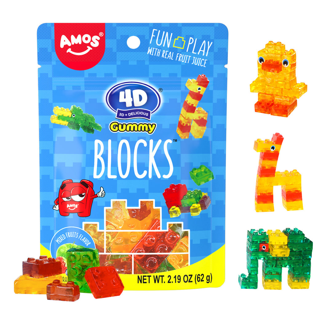 Amos 4D Gummy Blocks