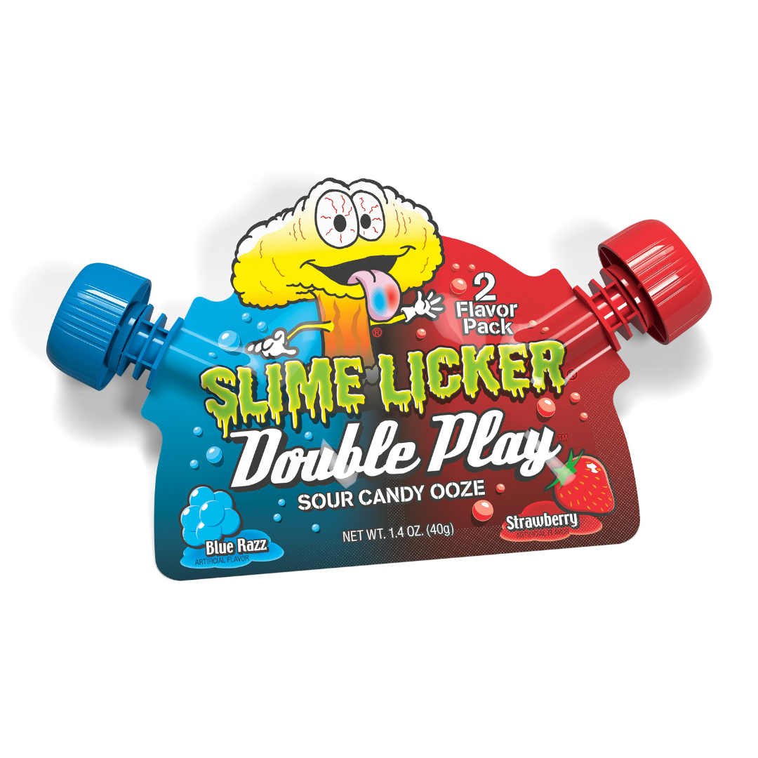 Slime licker double play sour candy ooze