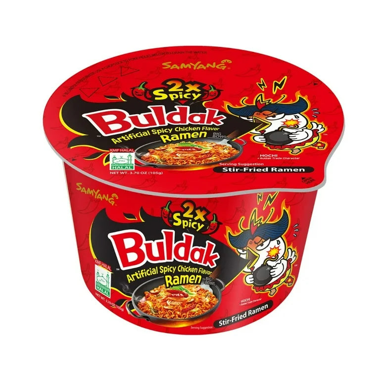 2X Spicy Buldak Ramen Big Bowl