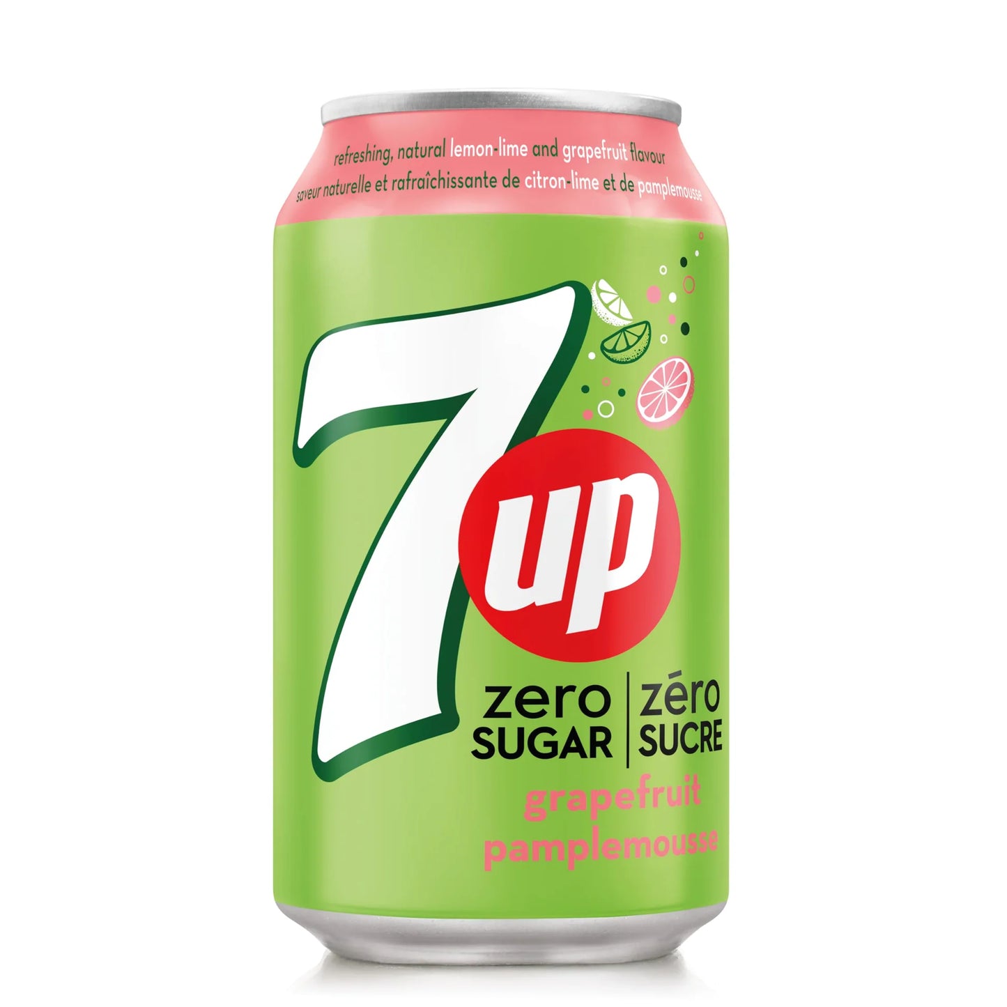 7up Zero Sugar Grapefruit Pamplemousse