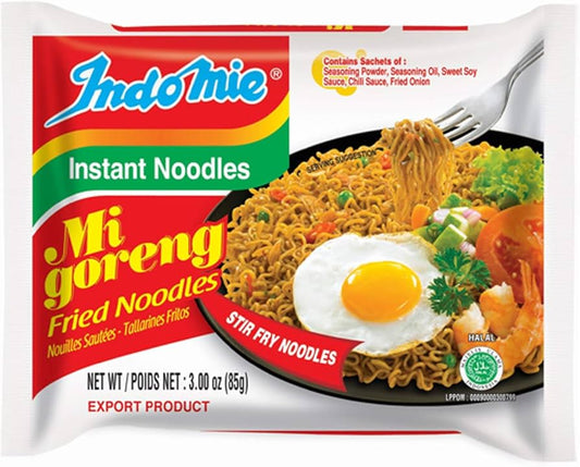 Indonesian Mi Goreng Instant Stir-Fried Noodles - Original Flavor