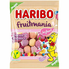 Haribo fruitmania Yoghurt - Fruit Gums (160g)