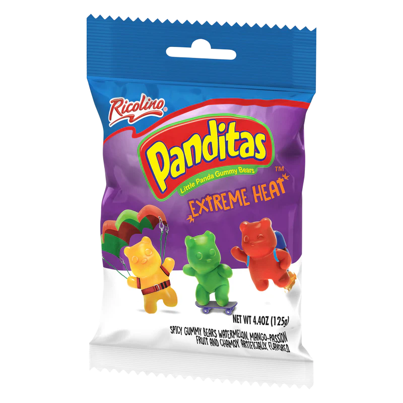 Ricolino Panditas Extreme Heat Gummy Bears