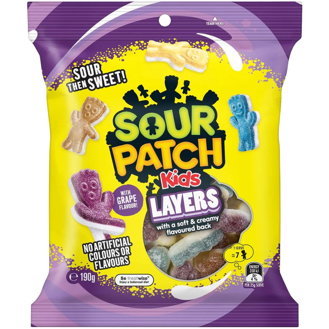 Sour Patch Kids Layers candy.