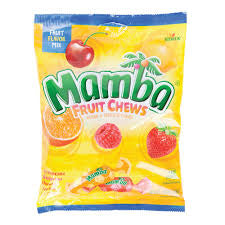 MAMBA FRUIT CHEWS PEG BAG