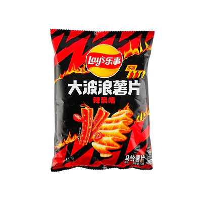 Lay's Wavy Pure Spicy Potato Chips