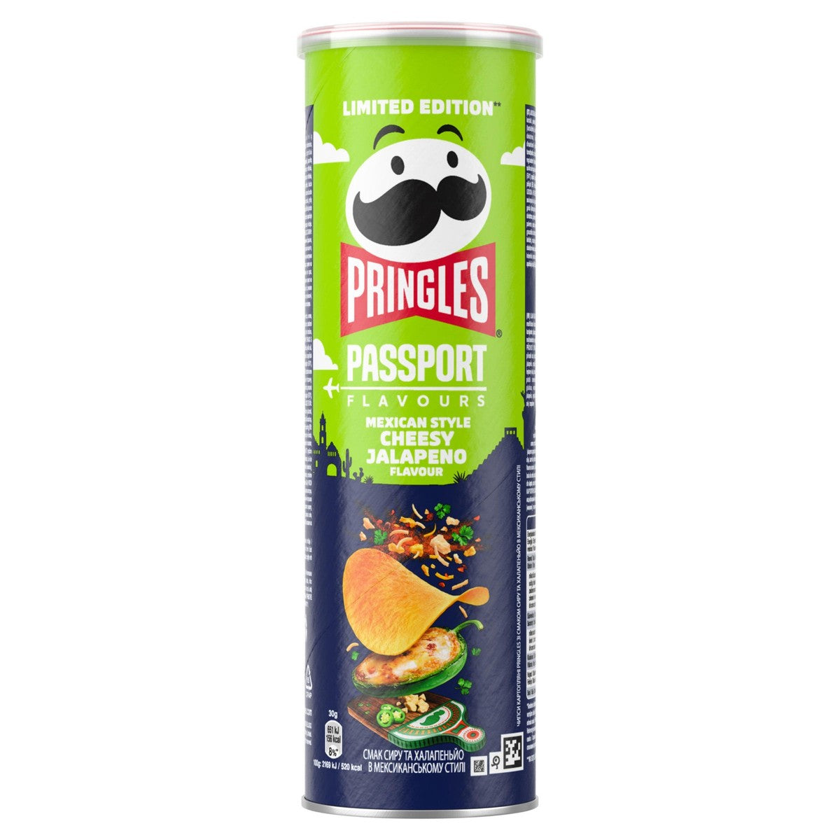 Pringles Passport Mexican Cheesy Jalapeño Flavour