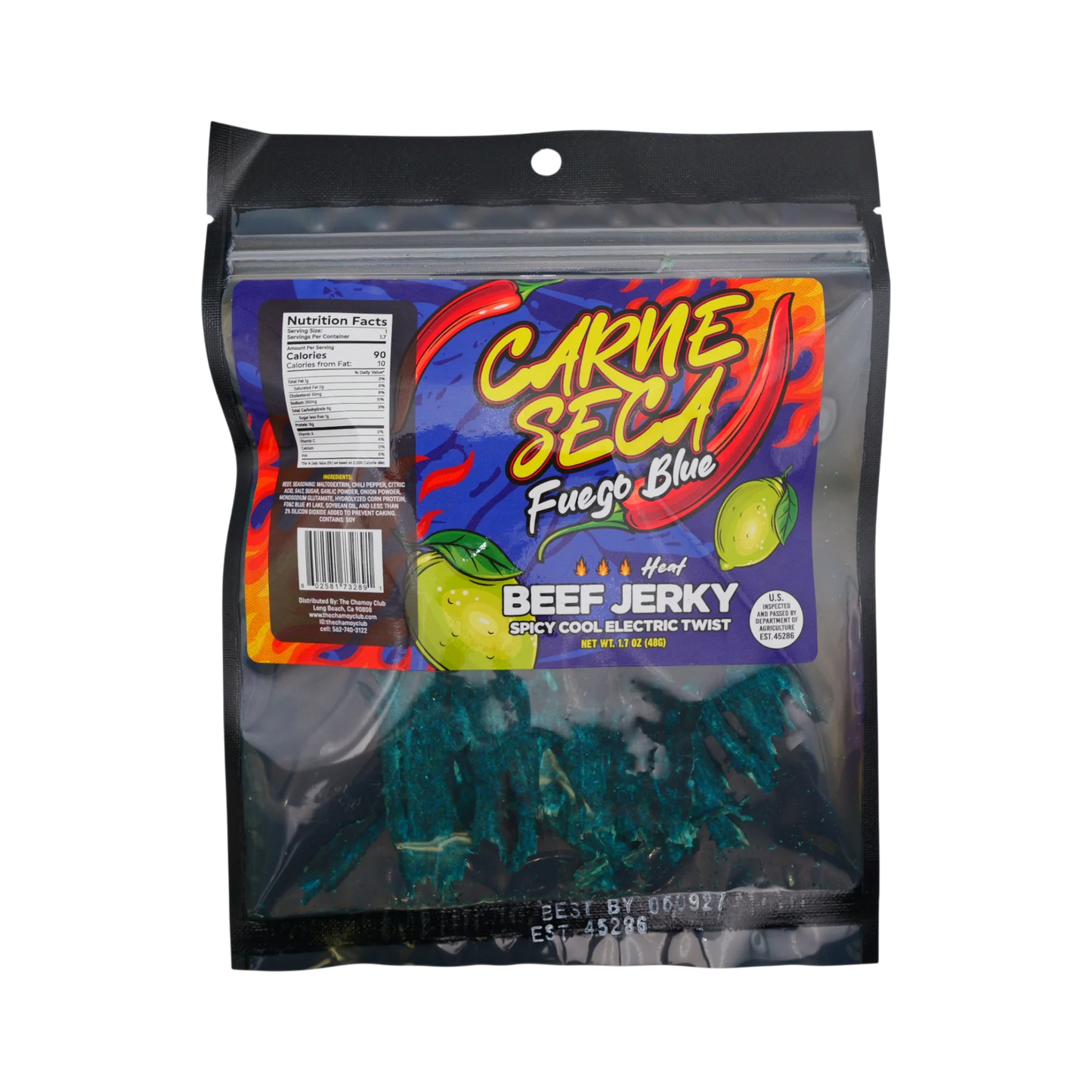 Carne Seca Fuego Blue Beef Jerky