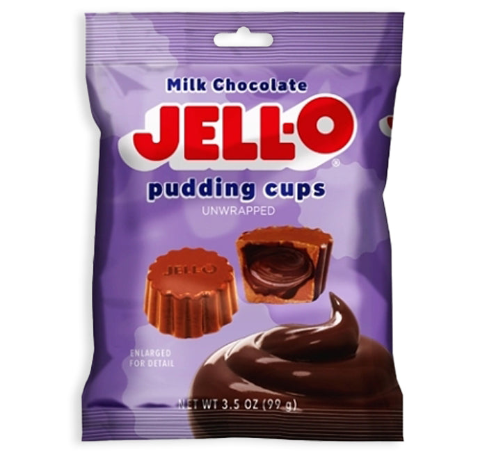 Jello pudding cups unwrapped