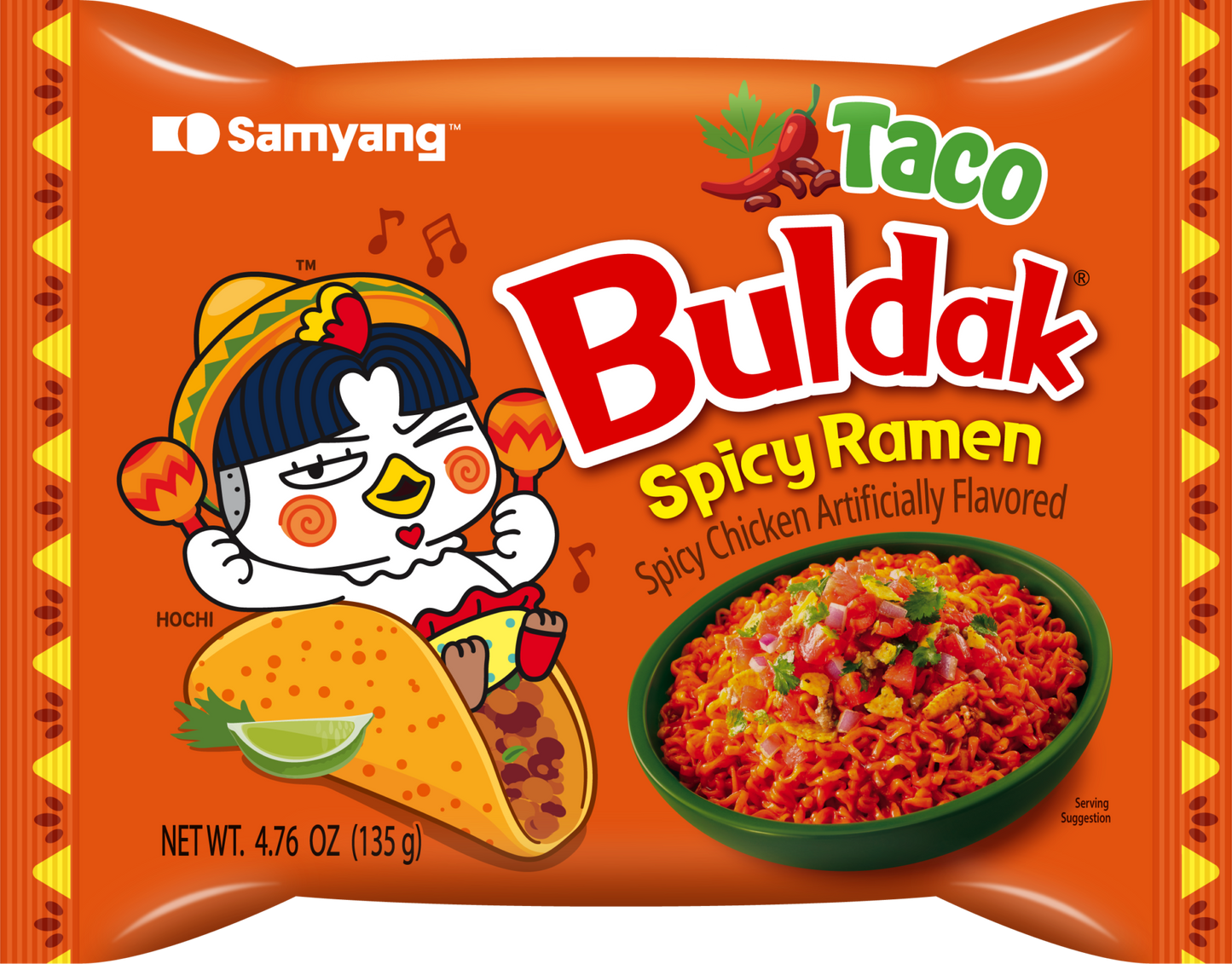 Samyang Buldak Taco Spicy Ramen
