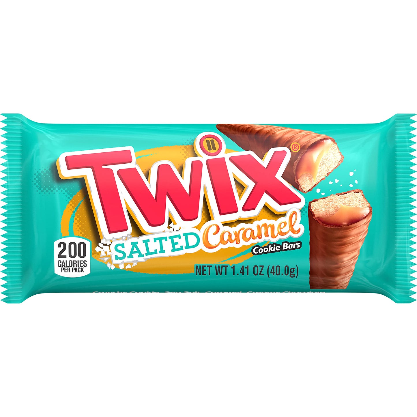 Twix Salted Caramel chocolate cookie bar
