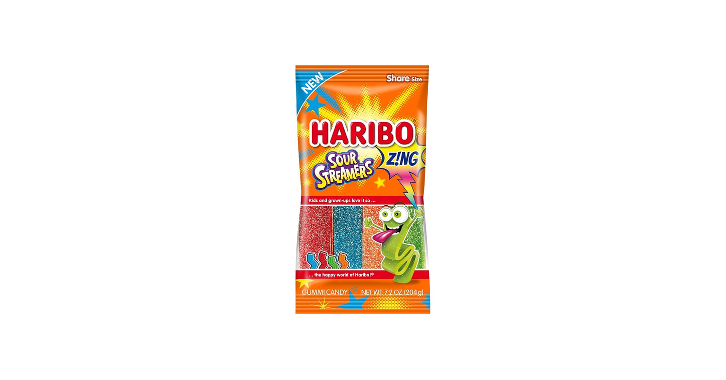 Haribo sour steamers zingg!