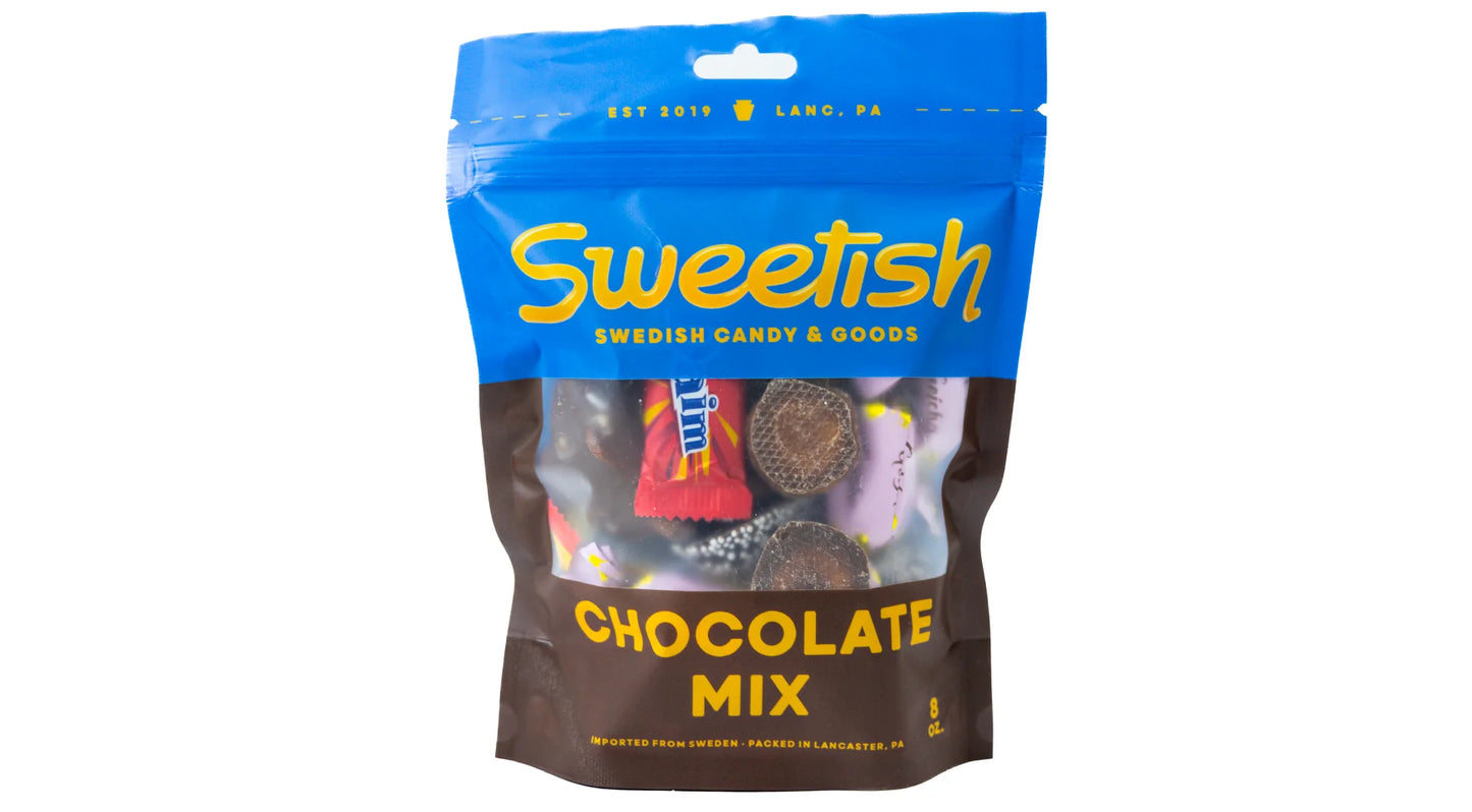 Sweetish Chocolate Mix 1/2 Pound