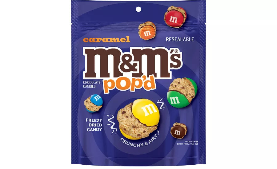 Caramel M&M’s Pop’d Freeze Dried Candy
