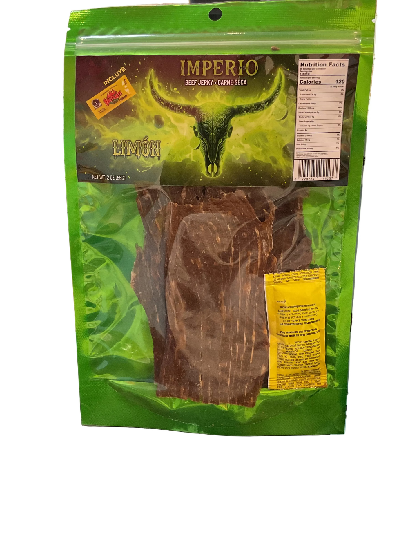 Imperio Carne Seca Limon Beef Jerky
