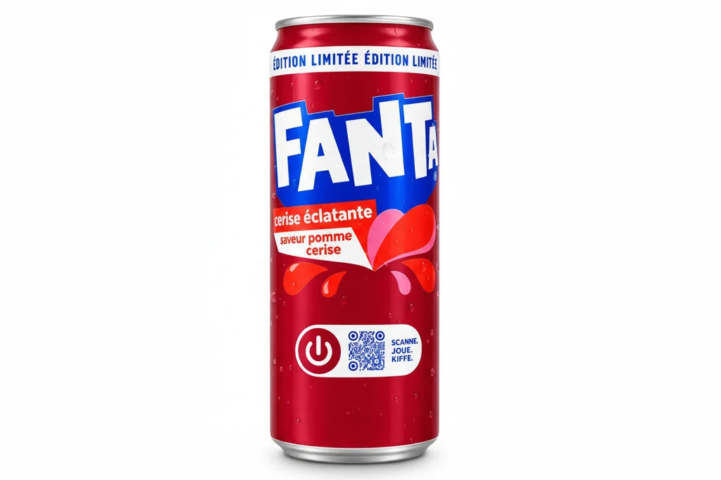 Fanta Apple Cherry flavor