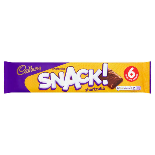 Cadbury short cake SNACK (6packs of 2 biscuits)