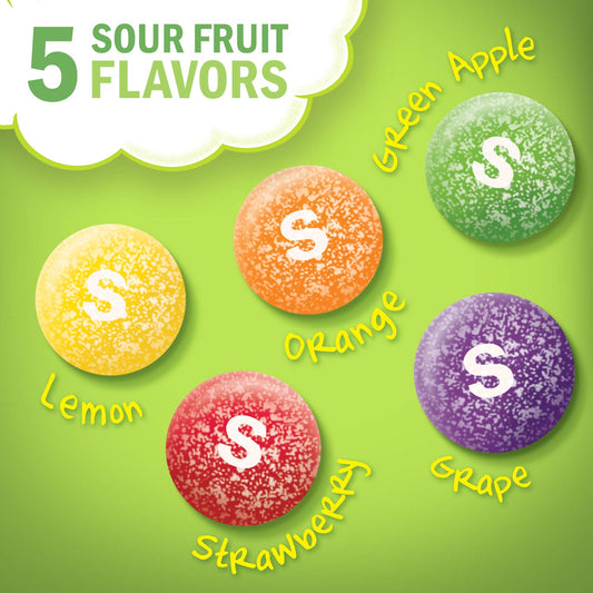 Skittles assorted sour coated fruit flavour