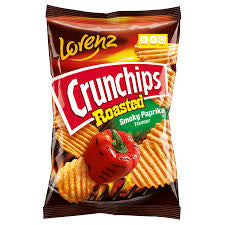 Lorenz crunchips roasted smoky paprika flavour