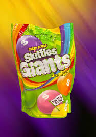 Skittles Giants Crazy Sours