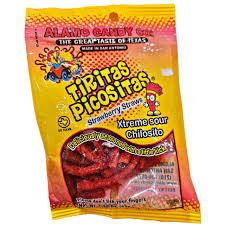 Alamo Candy Co. Tiritas Picositas Strawberry Straws