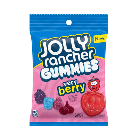 Jolly Rancher Gummies Very Berry Assorted Fruit Flavored Candy