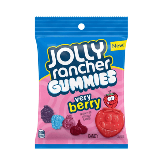 Jolly Rancher Gummies Very Berry Assorted Fruit Flavored Candy