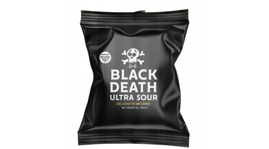 Black Death Ultra Sour candy