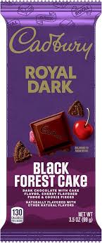 CADBURY BAR ROYAL DARK BLACK FOREST CAKE