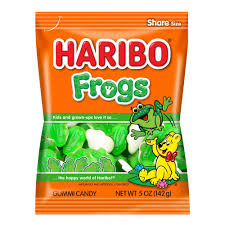 HARIBO PEG BAG - FROGS