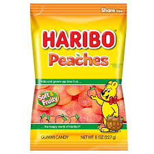 HARIBO PEG BAG - PEACHES