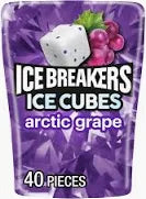 ICE BREAKERS ICE CUBE BOTTLE PACK - ARTIC GRAPE S/F