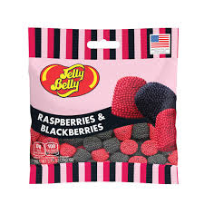 JELLY BELLY PEG BAG - RASPBERRIES & BLACKBERRIES