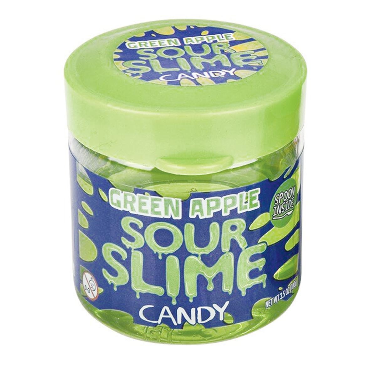 Sour slime candy cherry green apple