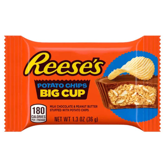 REESES BIG CUP SINGLES - WITH POTATO CHIPS