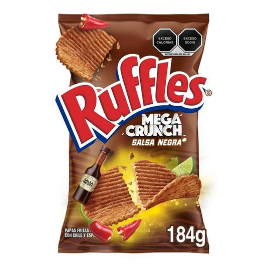 Ruffles mega crunch Salsa Negra