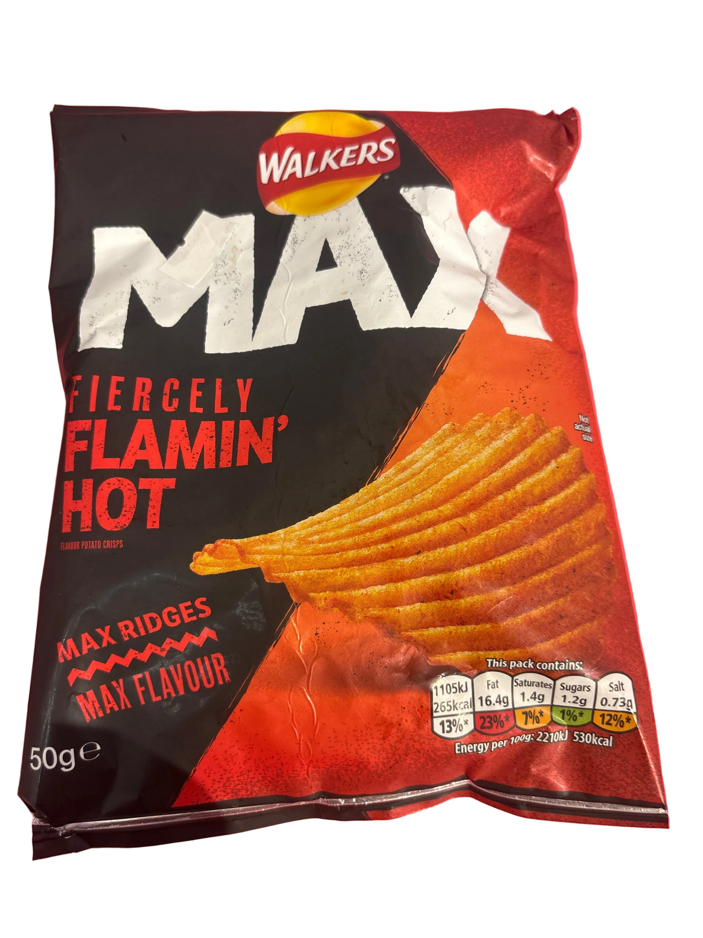 Walkers Max Fiercely flamin hot