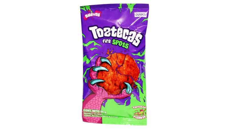 Toztecas Fire Spots Corn Tortilla Chips