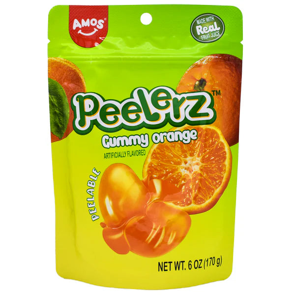 Amos Peelerz Gummy Orange 6oz