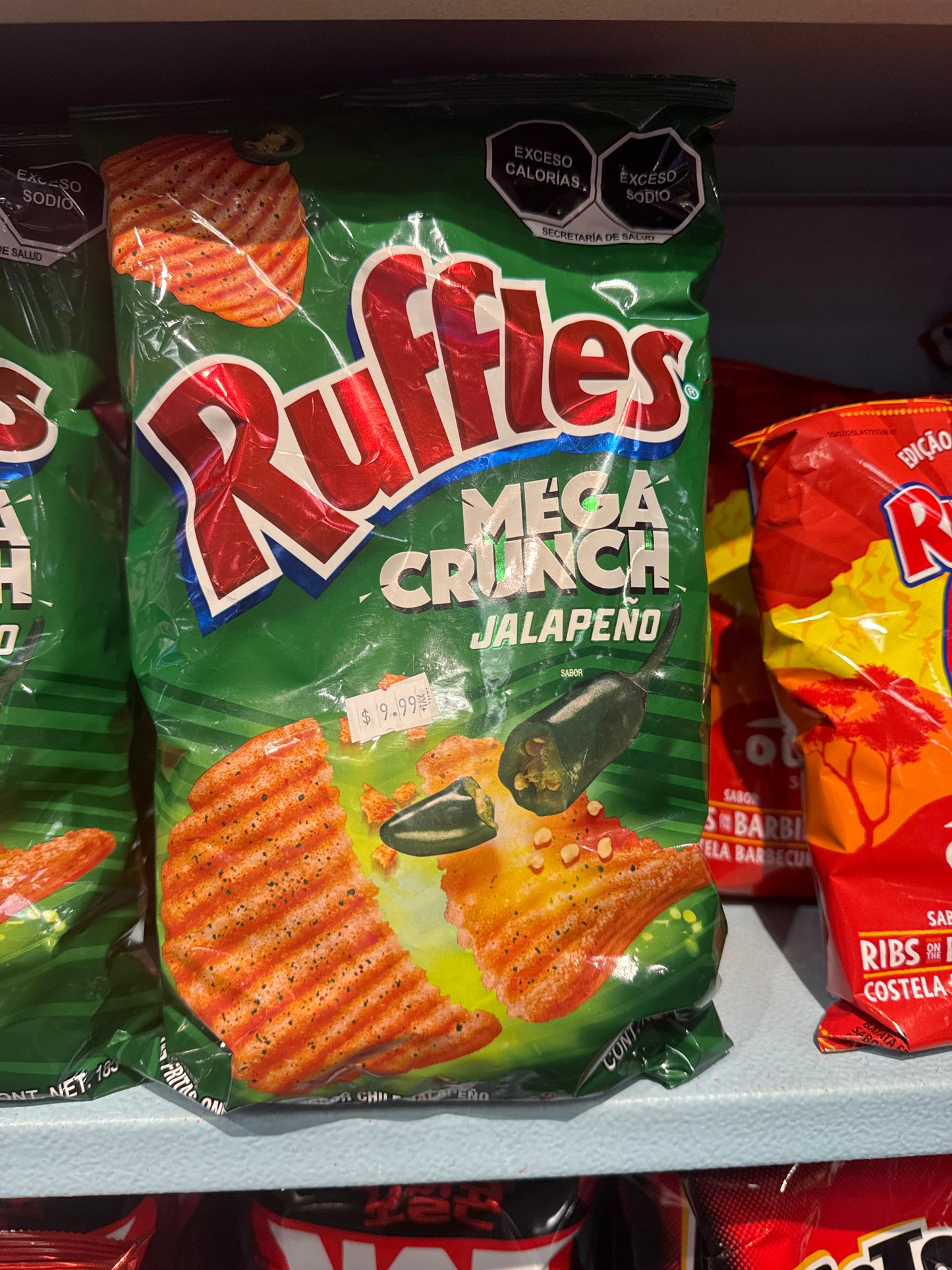 Ruffles mega crunch Jalapeño