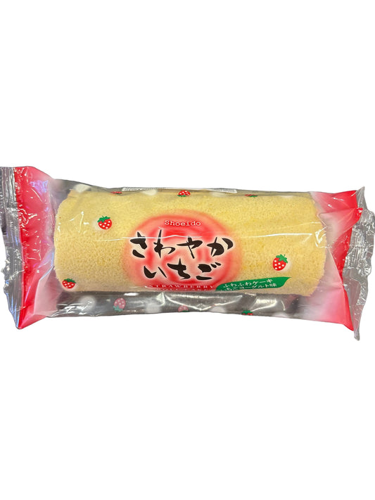 Shoeido Strawberry Swiss Roll Cake 90g