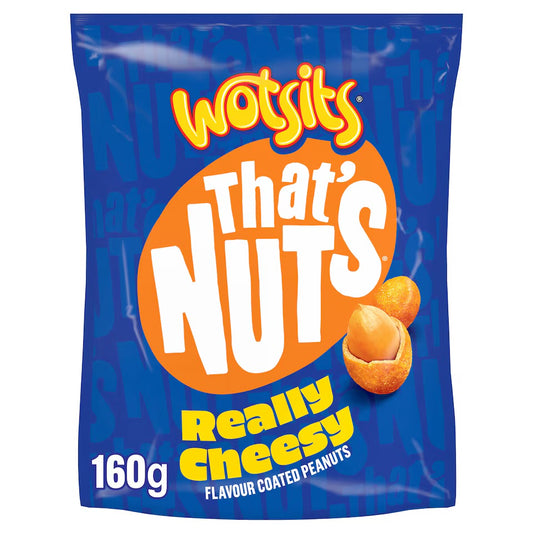 Wotsits That's Nuts Really Cheesy Coated Peanuts 160g
